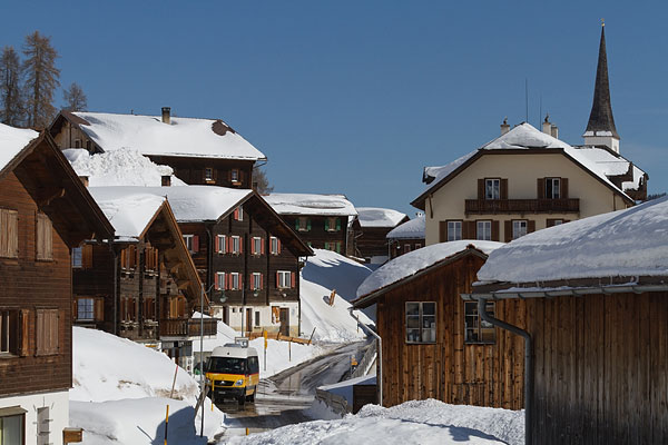 Ein Ort zum Träumen: Tenna im Schnee